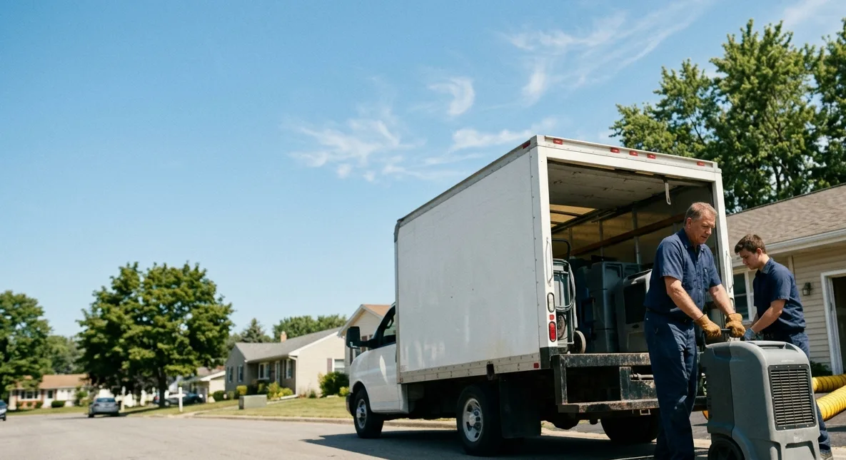 Water Damage Cleanup in Johnston City, IL near me